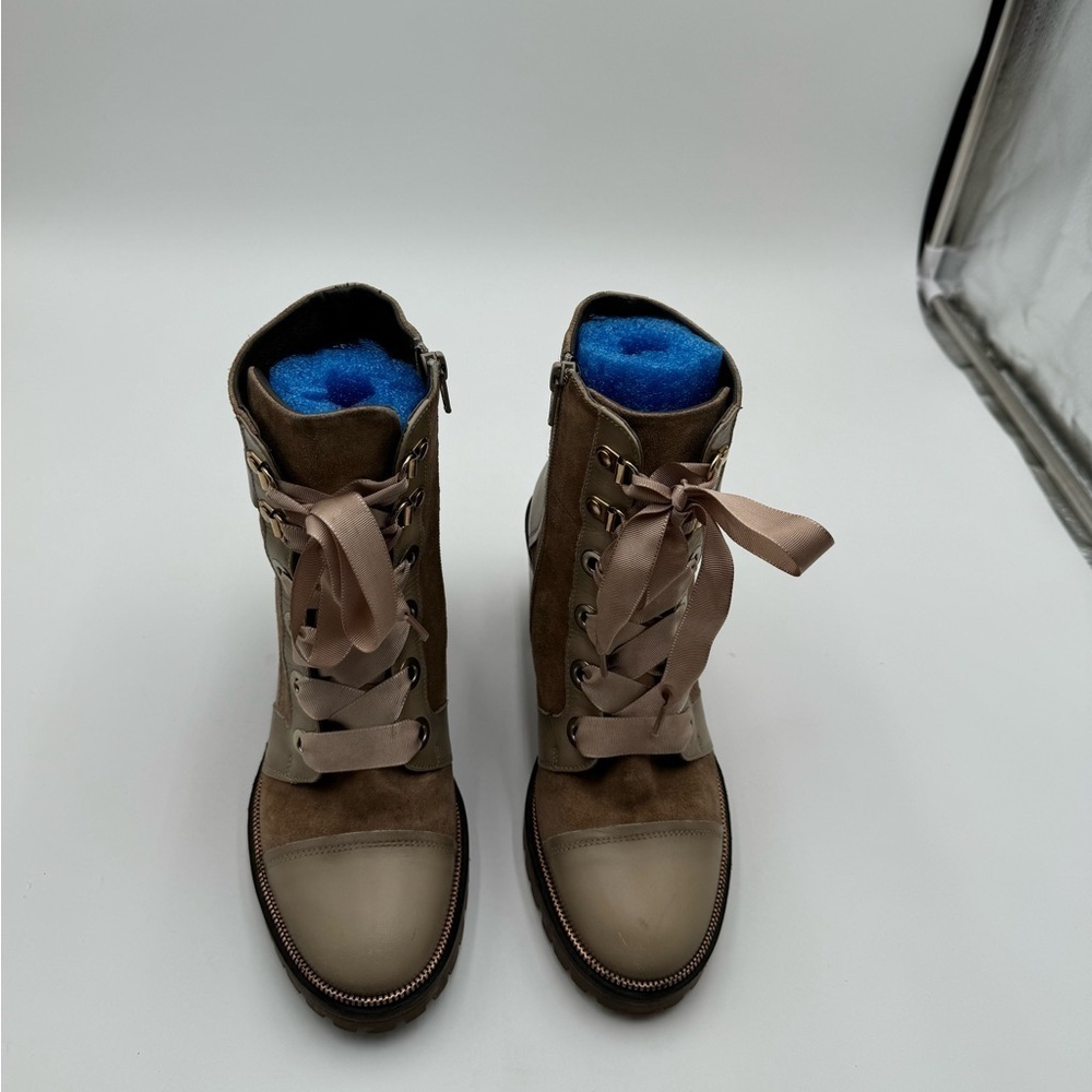 Softwaves Sahara Leather Tie Boot - Picture 9 of 10